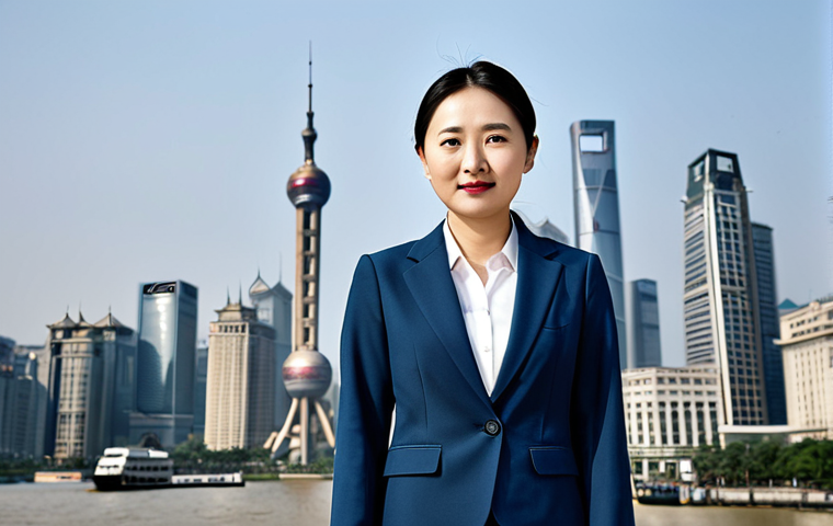 **

"A professional Chinese businesswoman in a tailored, modest skirt suit, standing in a modern Shanghai office with the Bund in the background, fully clothed, appropriate attire, safe for work, perfect anatomy, natural proportions, family-friendly, high resolution, professional photography, corporate portrait."

**