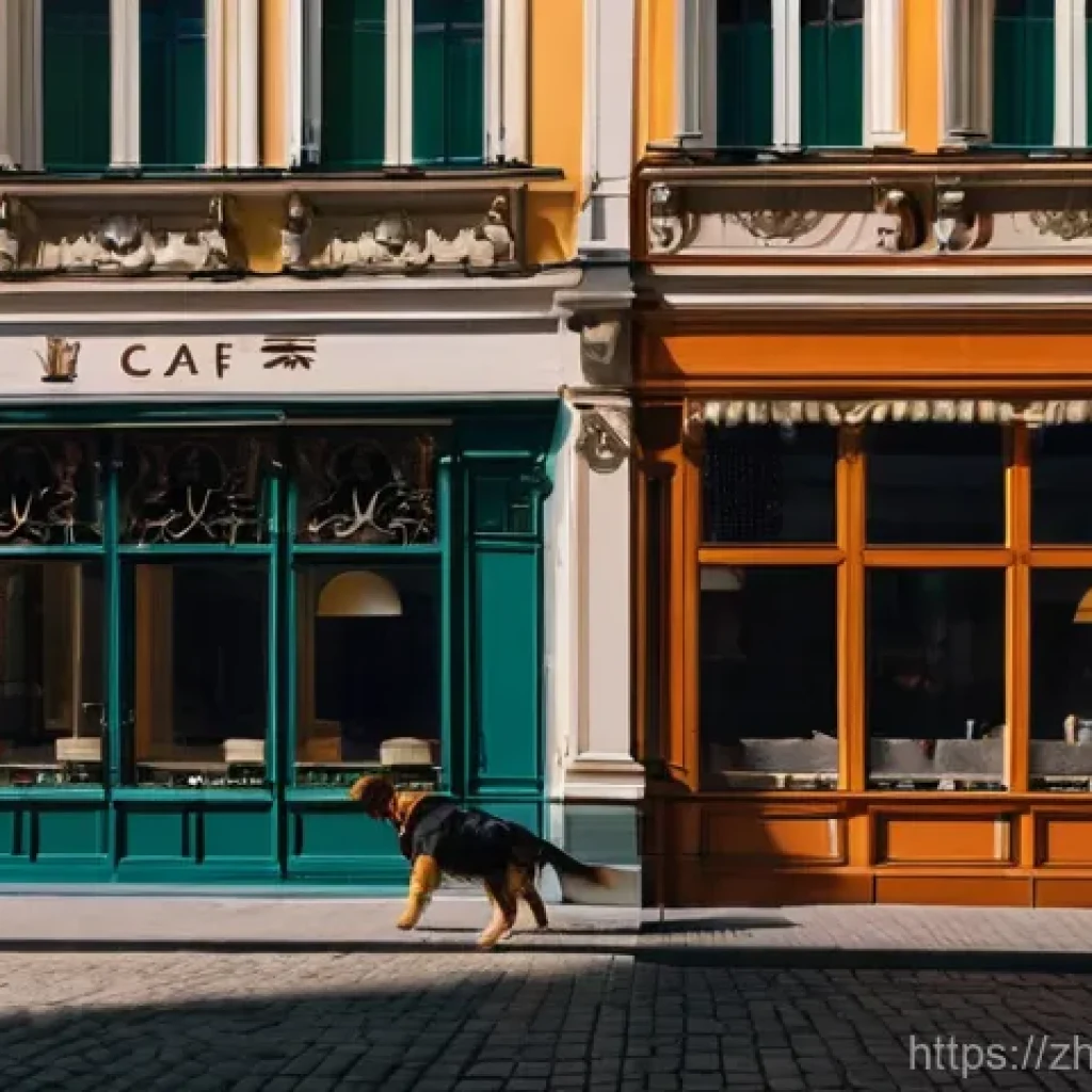 헝가리 코로나 대응 - **Prompt:** A quiet, European city street, reminiscent of Budapest, during an early lockdown. The co...