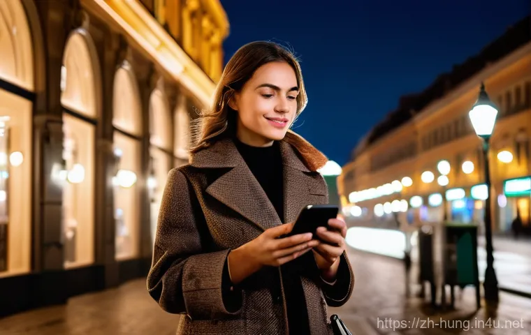 헝가리 치안 정보 - **Prompt: Cautious Tourist at a Budapest Landmark**
    A young adult female tourist, in her late 20...
